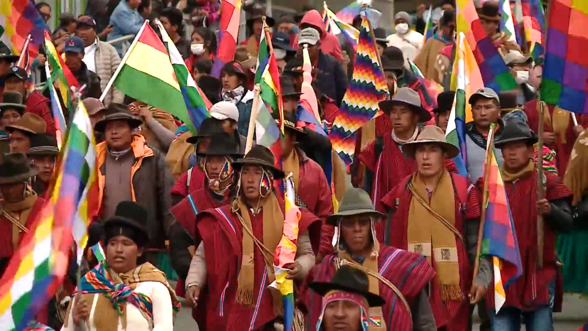 Bolivia: Supporters of Morales march on La Paz to demand resignation of interim government