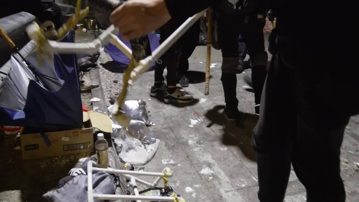 Hong Kong: Manifestantes se retiran desde Universidad China luego de ocuparla