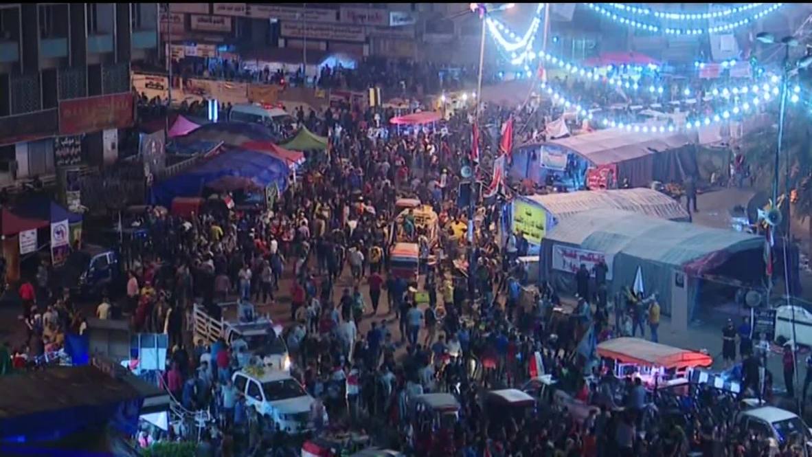 Irak: Protestas contra el Gobierno se extienden hasta la noche en Bagdad