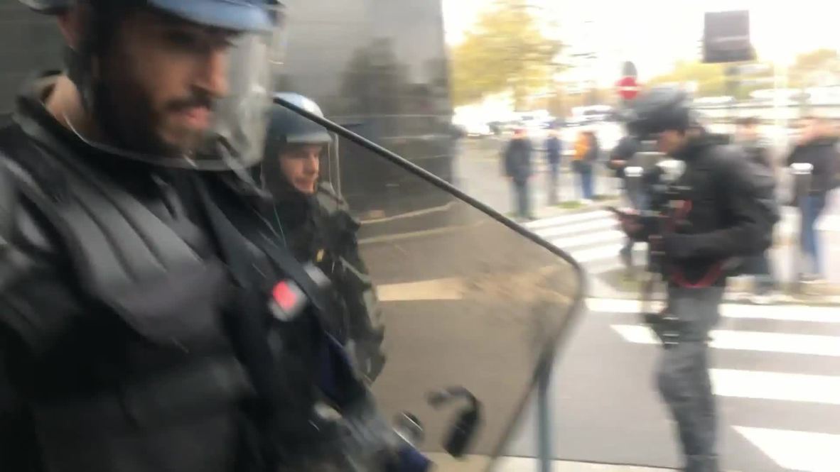 France: Massive police presence in Paris as Yellow Vests mark one-year anniv.
