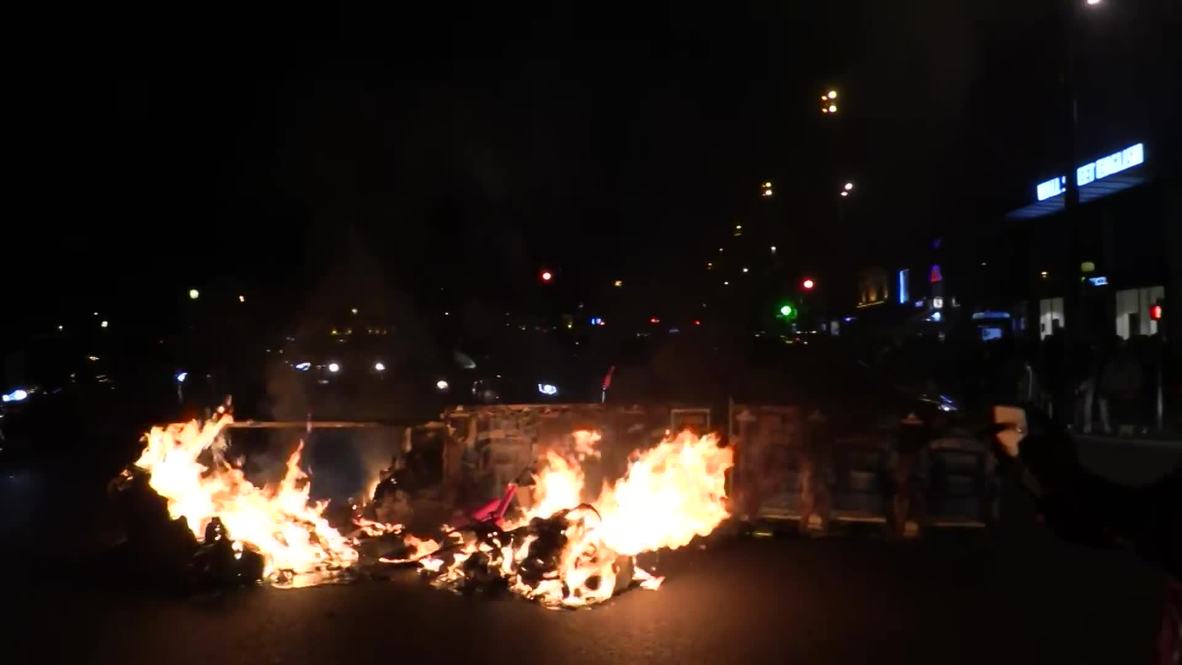 France: Arrests made as barricades set on fire at Yellow Vests protest