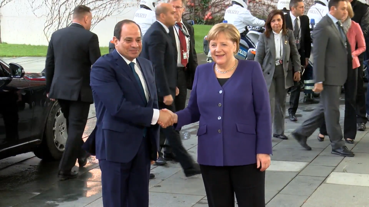 Germany: Chancellor Merkel welcomes Egyptian President El-Sisi to Berlin
