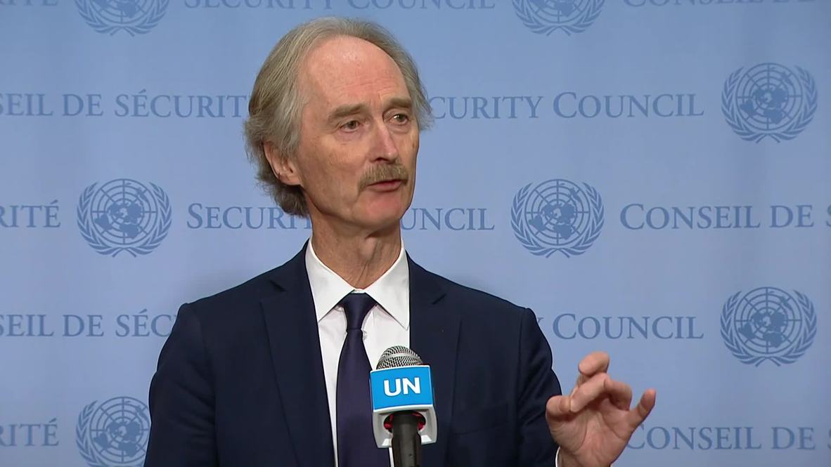 UN: 'I want to see steady progress' - special envoy on Syrian Constitutional Committee