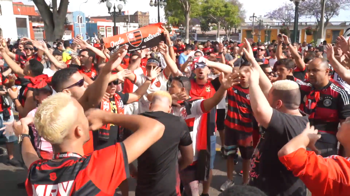 Perú: Los hinchas del Flamengo toman las calles de Lima antes de la 'histórica' final de la Libertadores