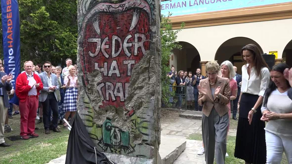 Australia: Pieza olvidada del Muro de Berlín descubierta en Sídney
