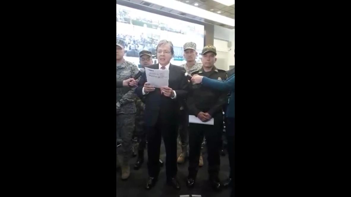 Colombia: Ministro de Defensa califica de "atroz ataque terrorista" el mortal coche bomba cerca de comisaría