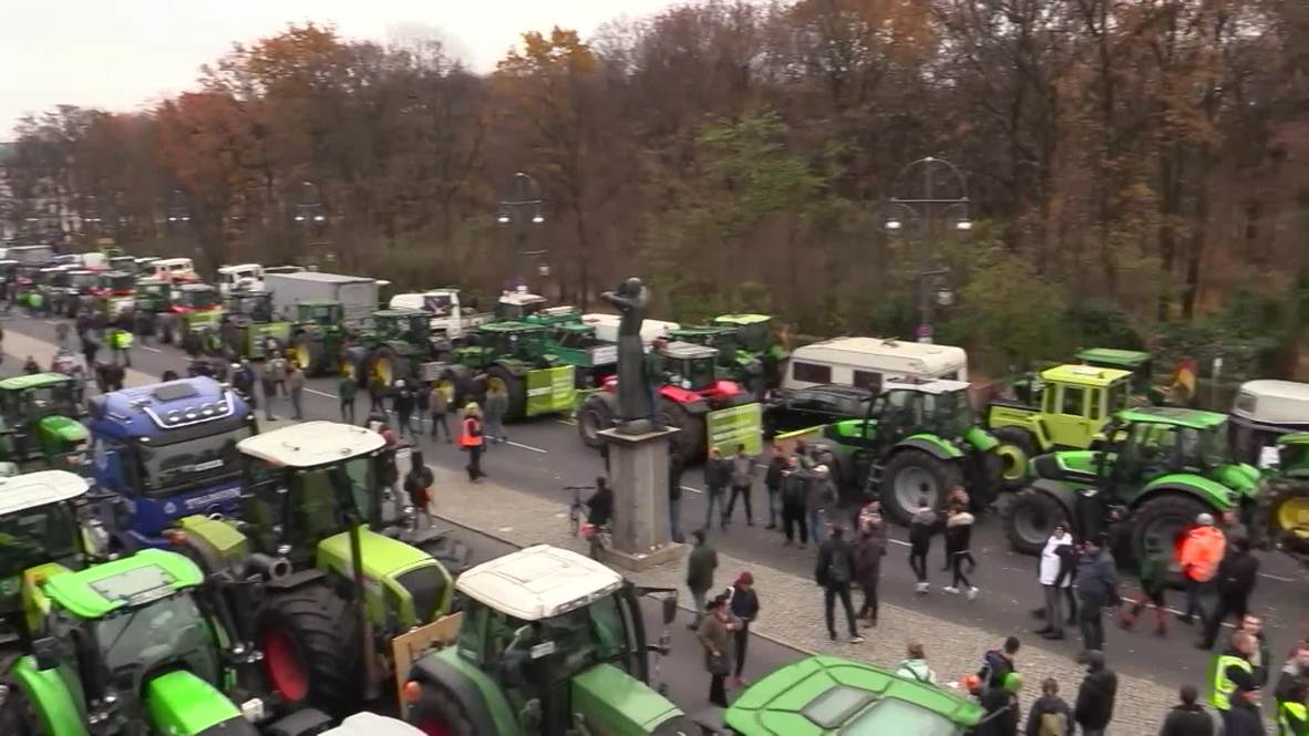 Germany: Tractors block Berlin in agricultural policy dispute