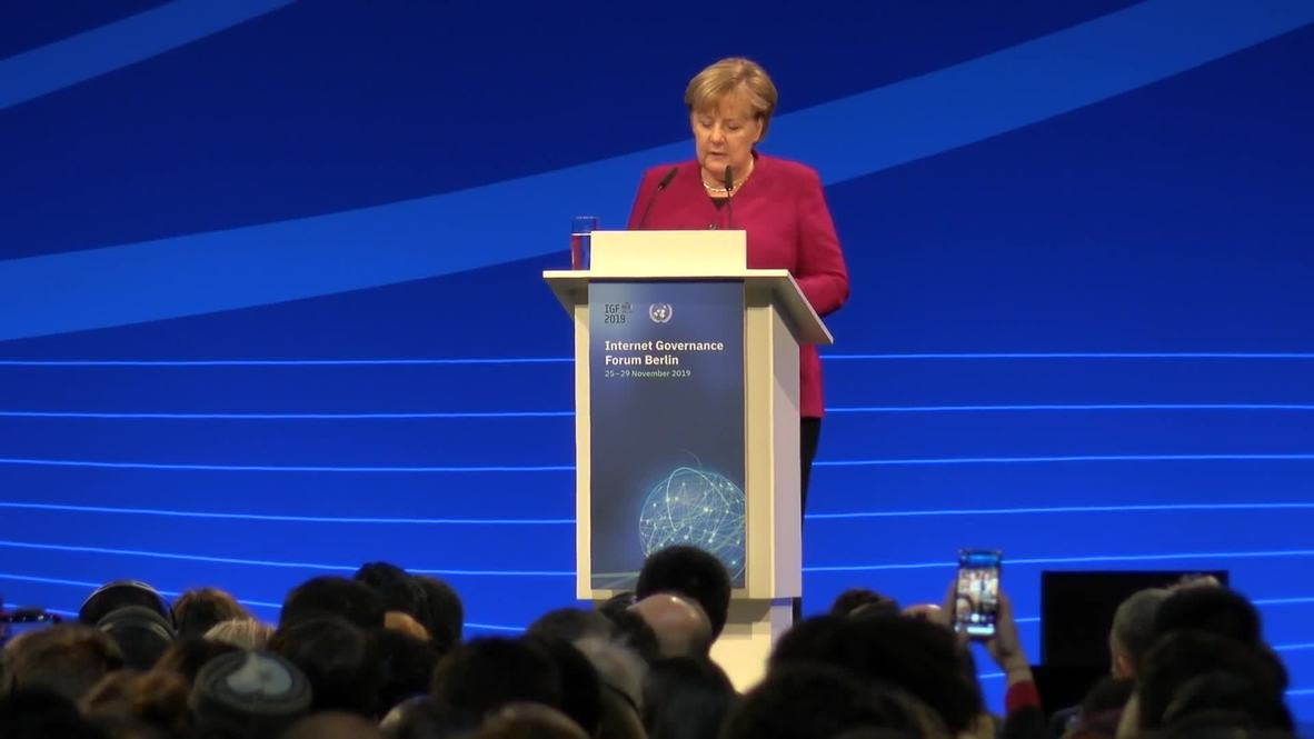 Germany: Merkel and Guterres open 14th Internet Governance Forum