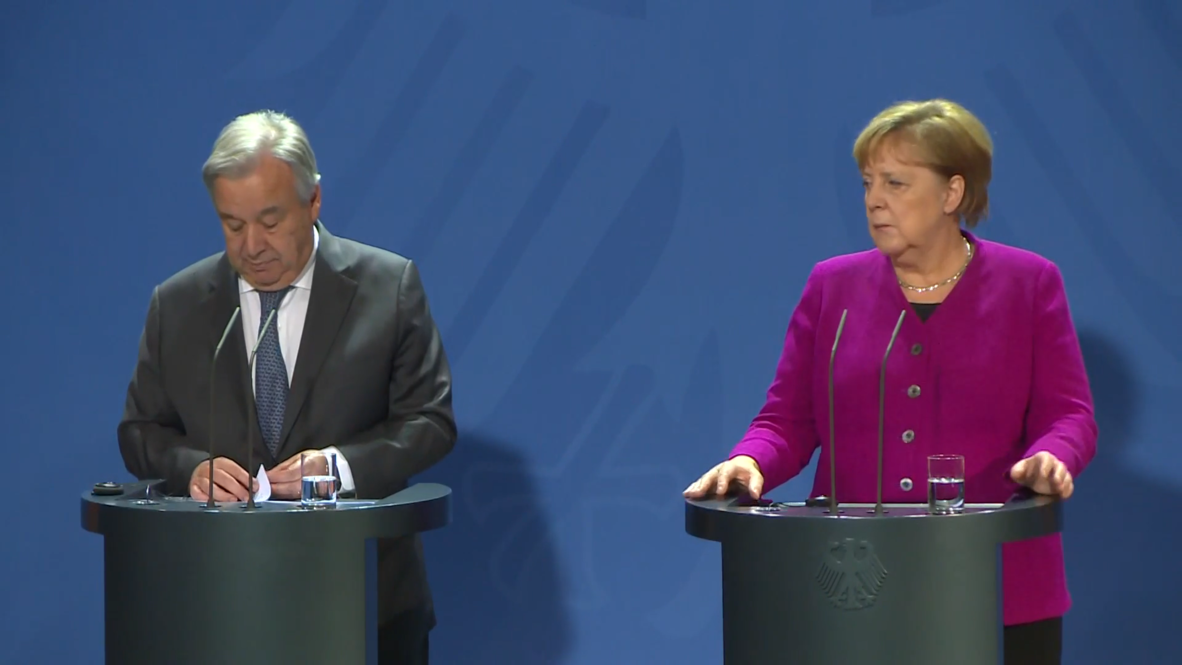 Germany: Merkel and Guterres discuss Syria, Libya and climate crisis