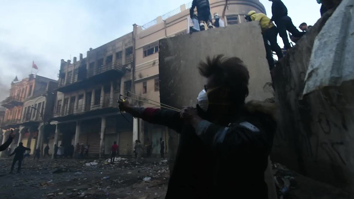 Iraq: One killed, dozens injured as unrest continues in Baghdad