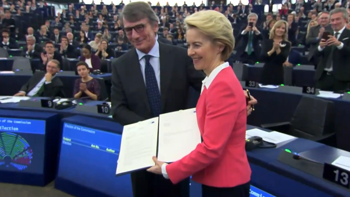 Francia: Von der Leyen promete “transformaciones” tras aprobarse la Comisión Europea