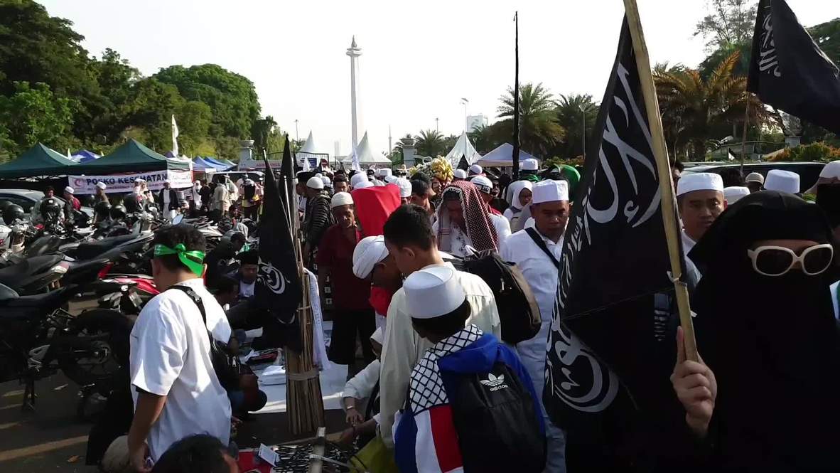 Indonesia: Hundreds of Muslims attend Jakarta 212 rally