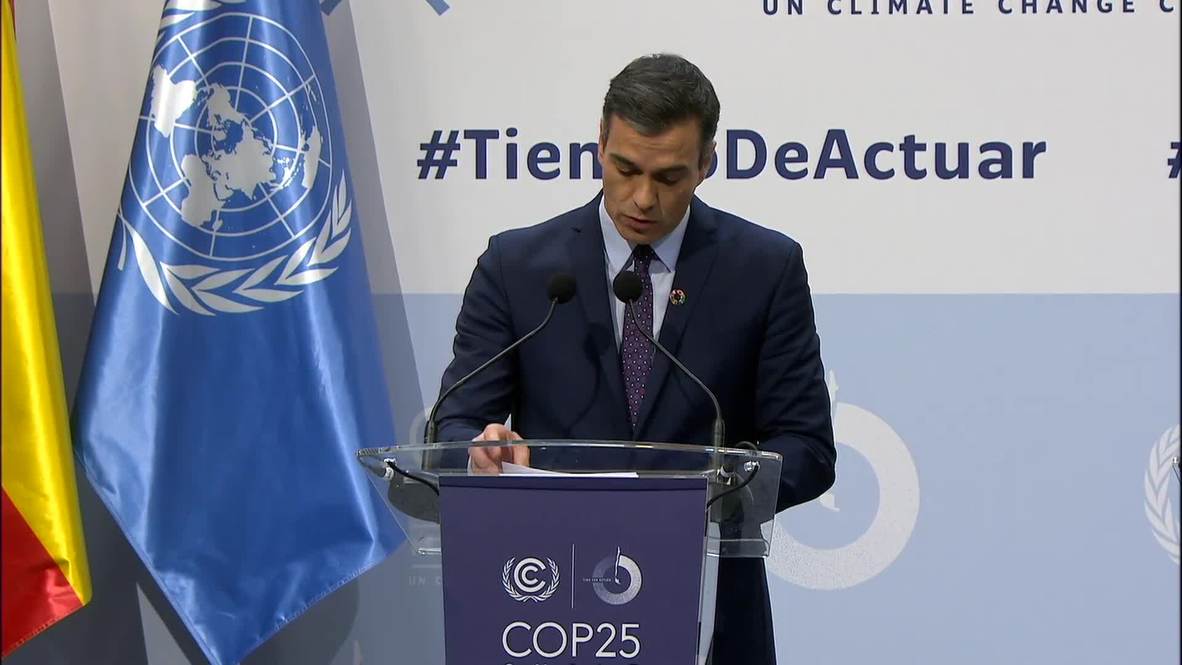 Spain: UN's Guterres and Spanish PM call for action against climate change at COP 25