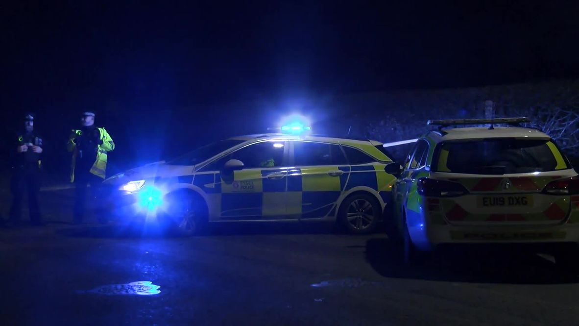 UK: Police work at deadly hit-and-run scene near Loughton school