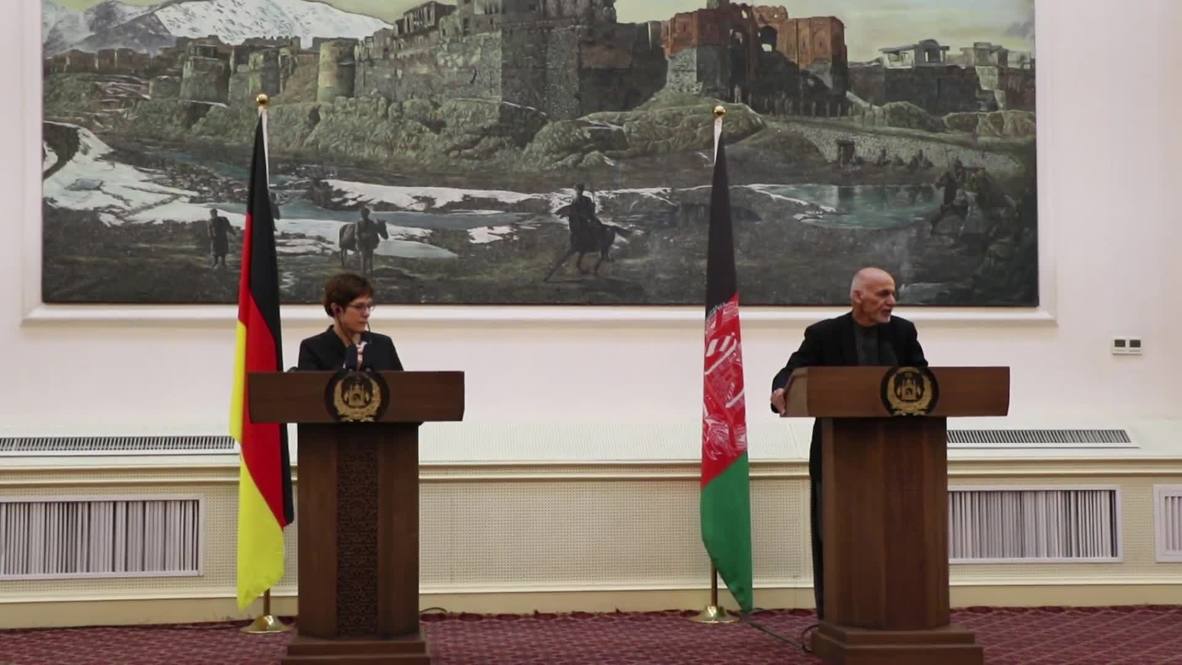 Afghanistan: President thanks German defence minister for 'co-operation'