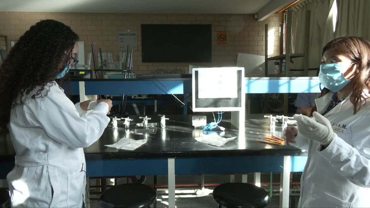 Bioplastic straw made of mango peel wins first place at science fair in Mexico City