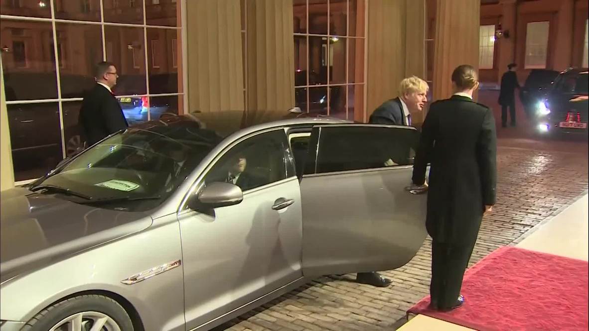 Reino Unido: La reina Isabel II recibe a los líderes de la OTAN en el palacio de Buckingham