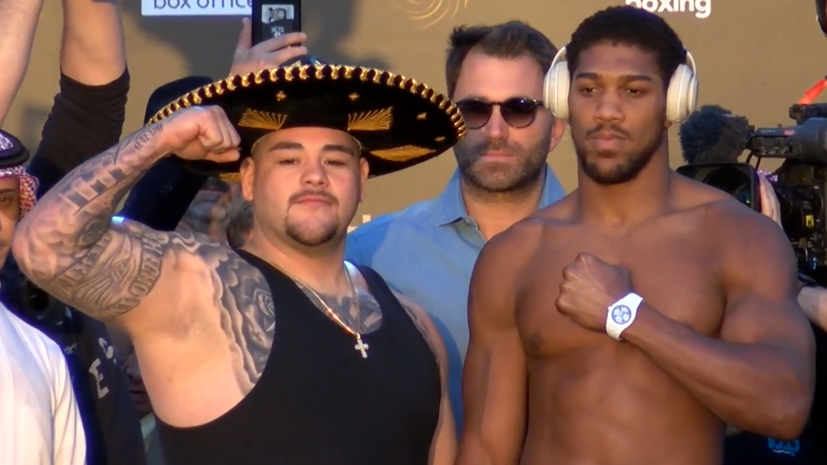 Arabia Saudí: Boxeadores Joshua y Ruiz impresionan a los expertos con sus cambios de peso