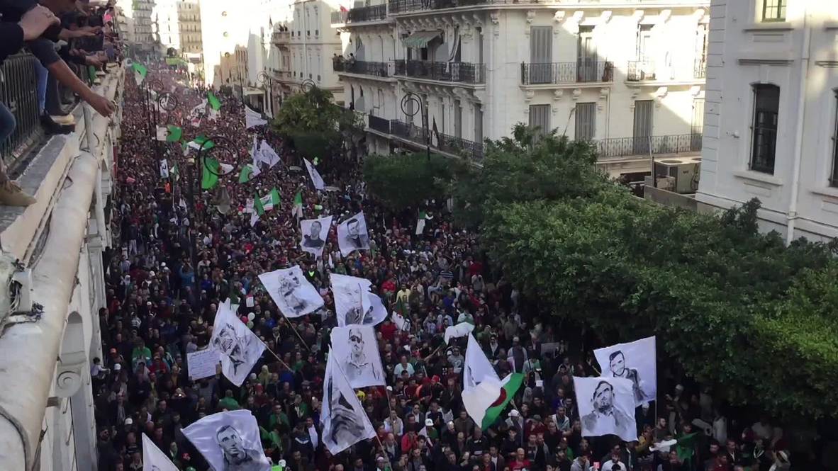 الجزائر: مظاهرات حاشدة في الجمعة الأخيرة قبل استحقاق الانتخابات الرئاسية
