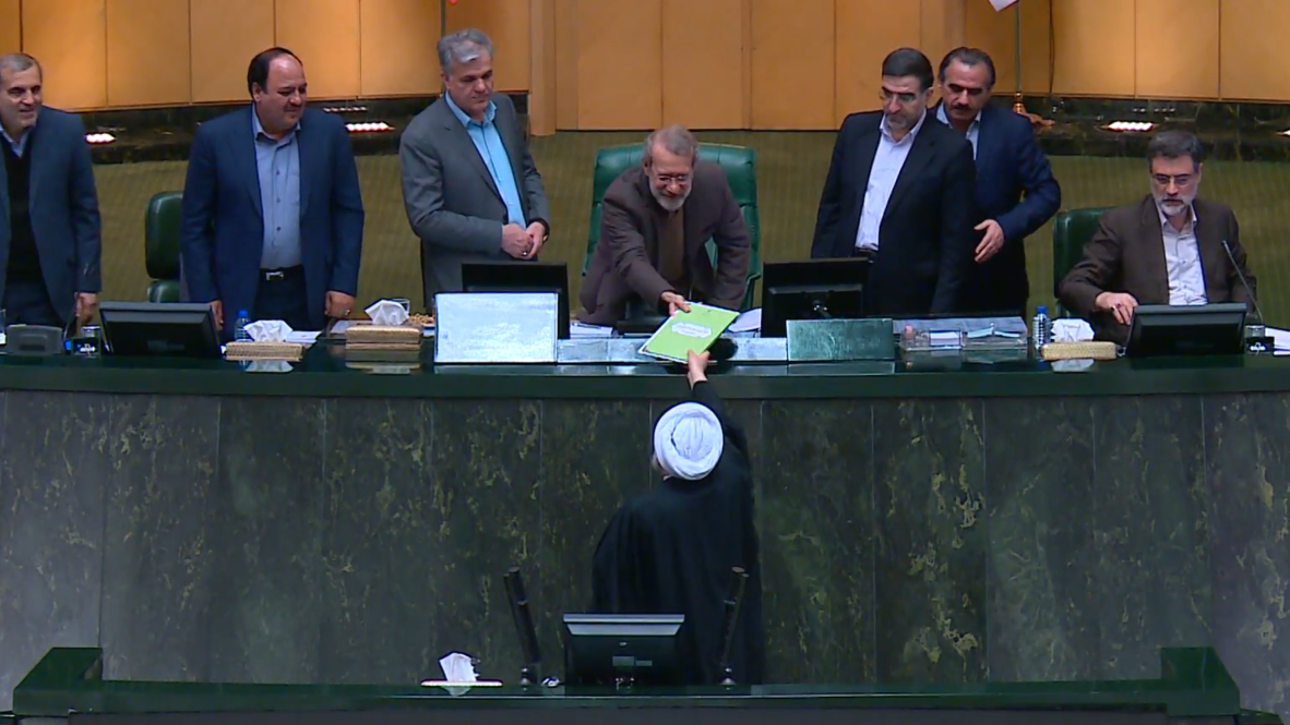 Iran: Rouhani hands 'resistance budget' to parliament