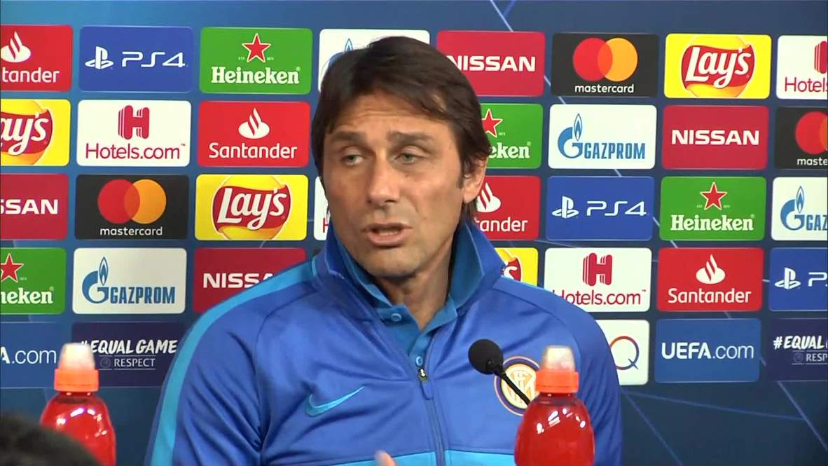 Italia: Inter se prepara para el partido contra Barcelona por la Liga de Campeones