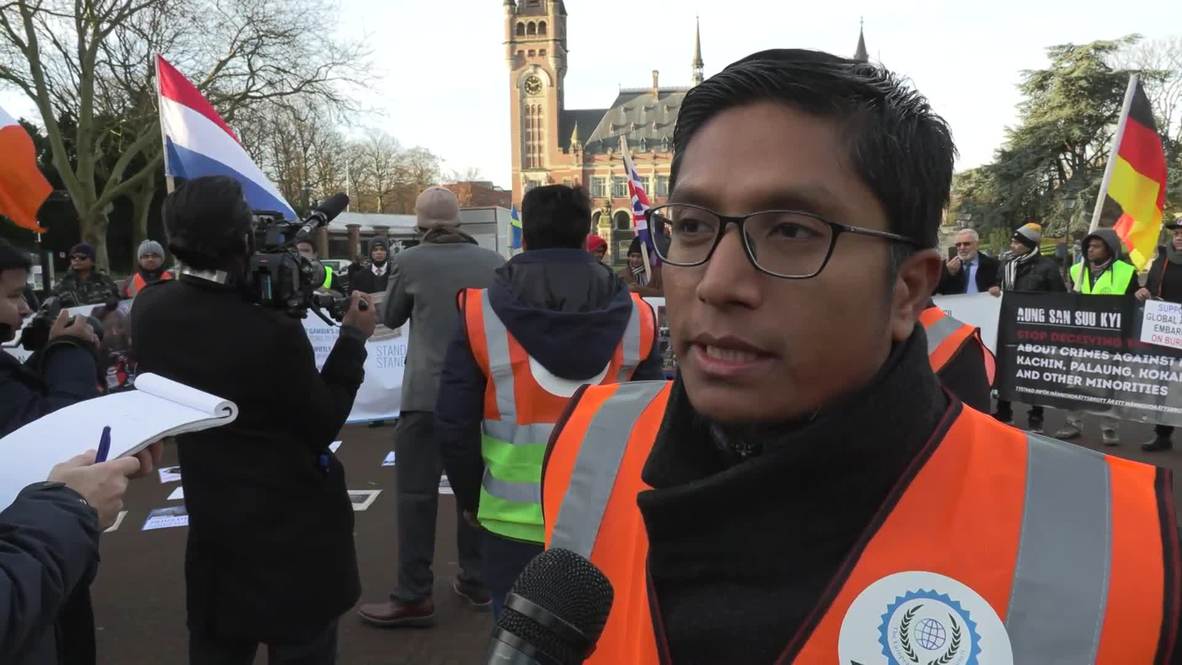 Netherlands: Rohingya solidarity rally hits The Hague as Myanmar faces the ICJ