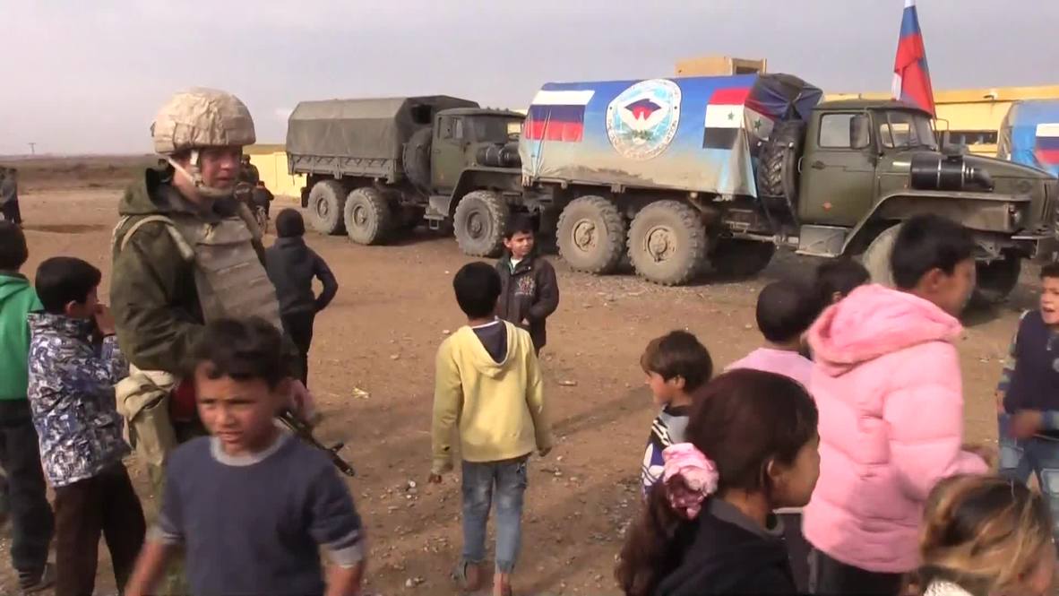 Syria: Russian military delivers humanitarian aid to Raqqa