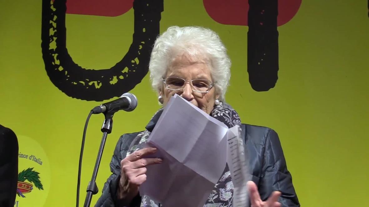 Italy: Holocaust survivor Liliana Segre celebrated at rally against hatred