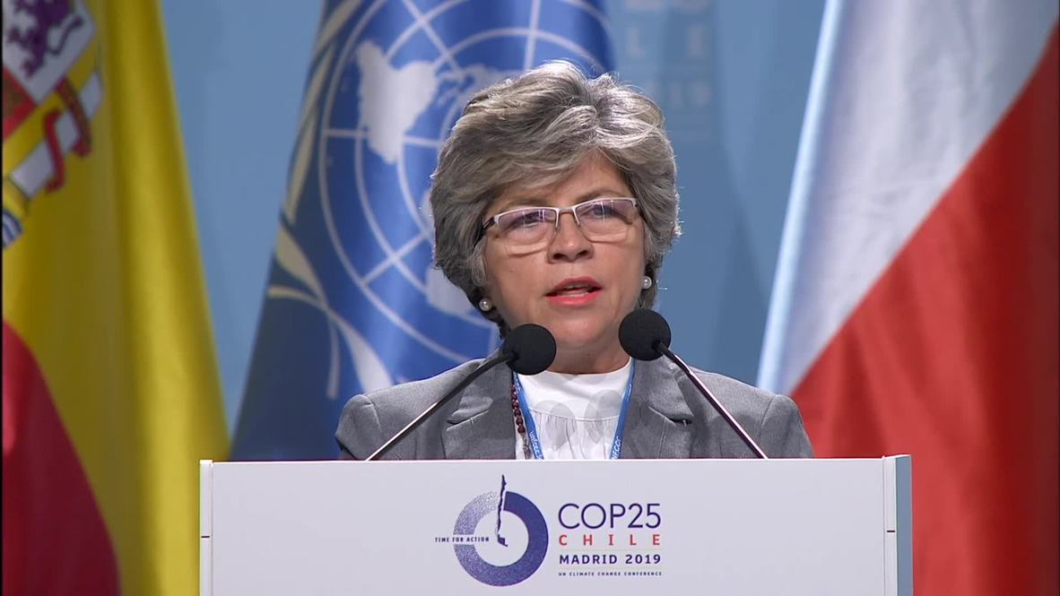 España: “Salvemos la Amazonía” - Ministra de Medioambiente de Bolivia en la COP25