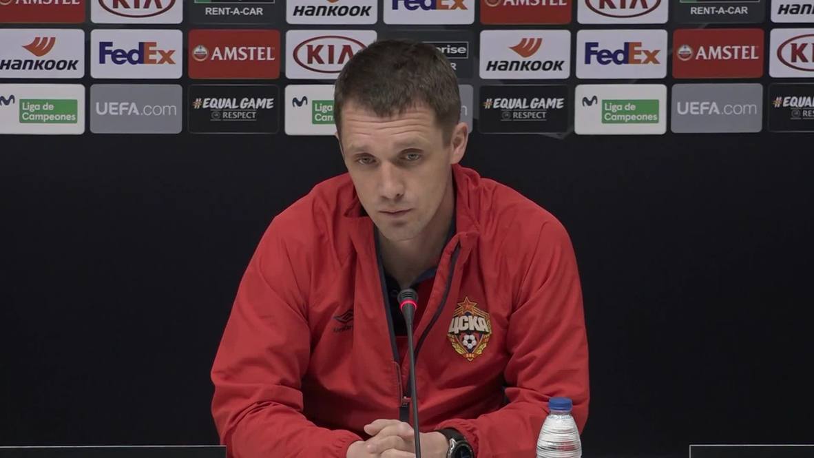 Испания: "Мне нравится настрой команды" - тренер ЦСКА перед матчем с "Эспаньол"