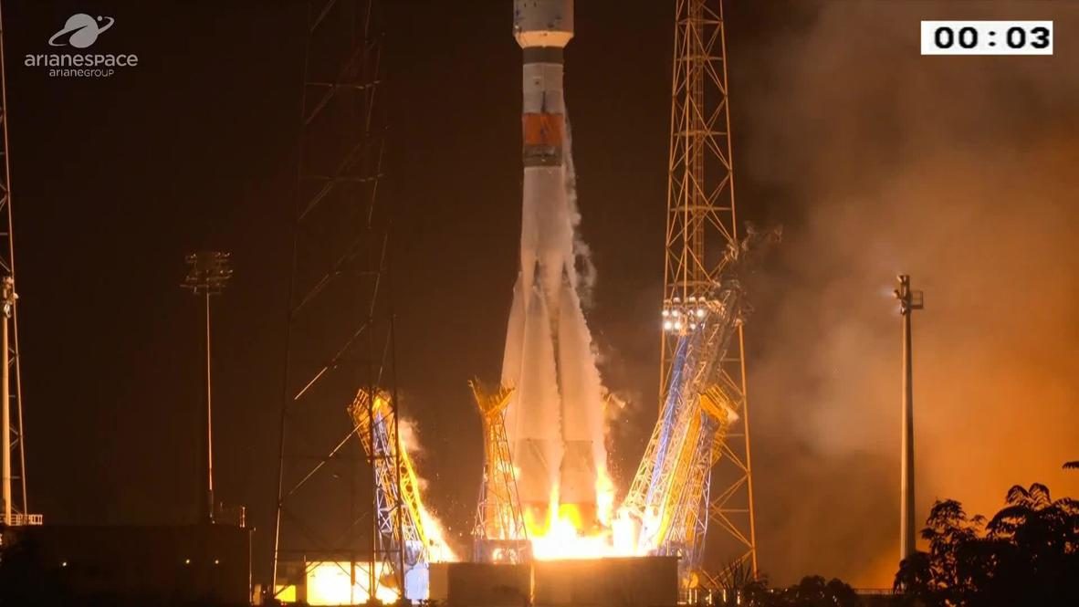 Guayana Francesa: Despega desde la base de Kourou un cohete ruso Soyuz del proyecto Arianespace