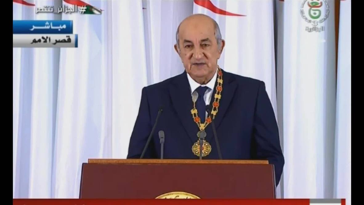 Algeria: Tebboune pledges to amend constitution and fight corruption as inaugurated president