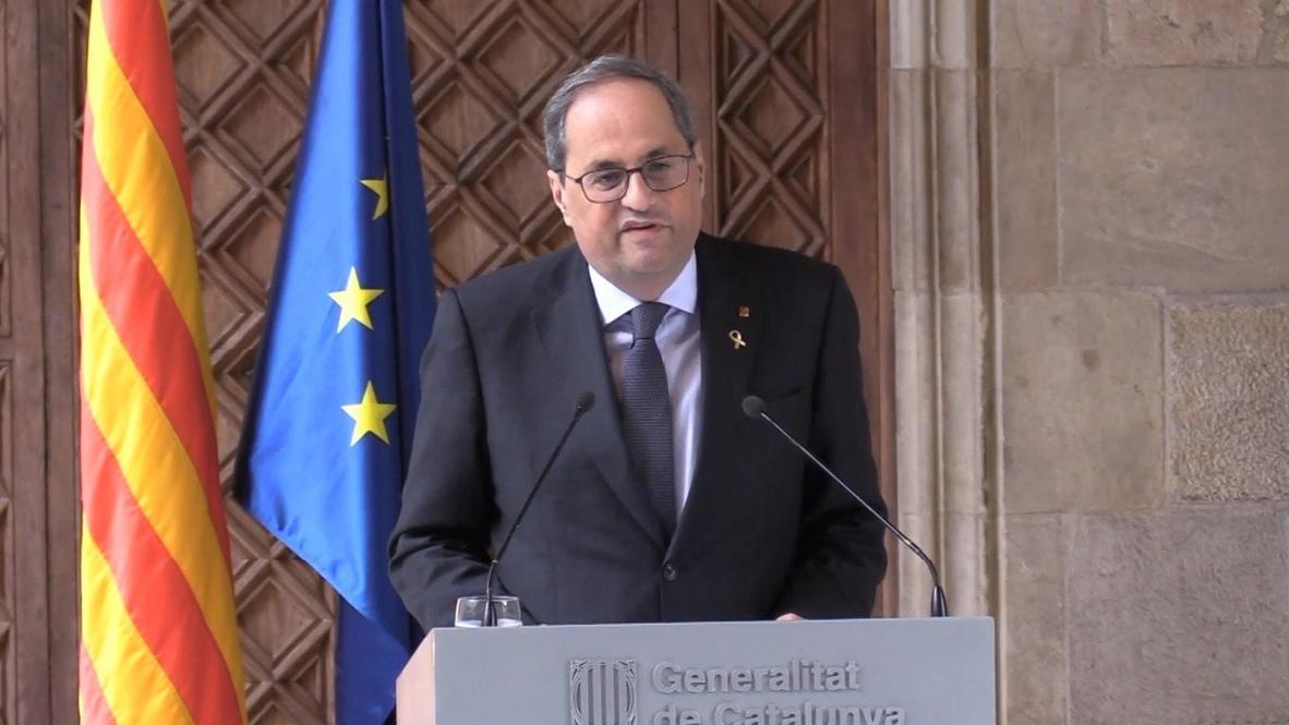 Spain: Catalan leader Torra to challenge public office ban sentence