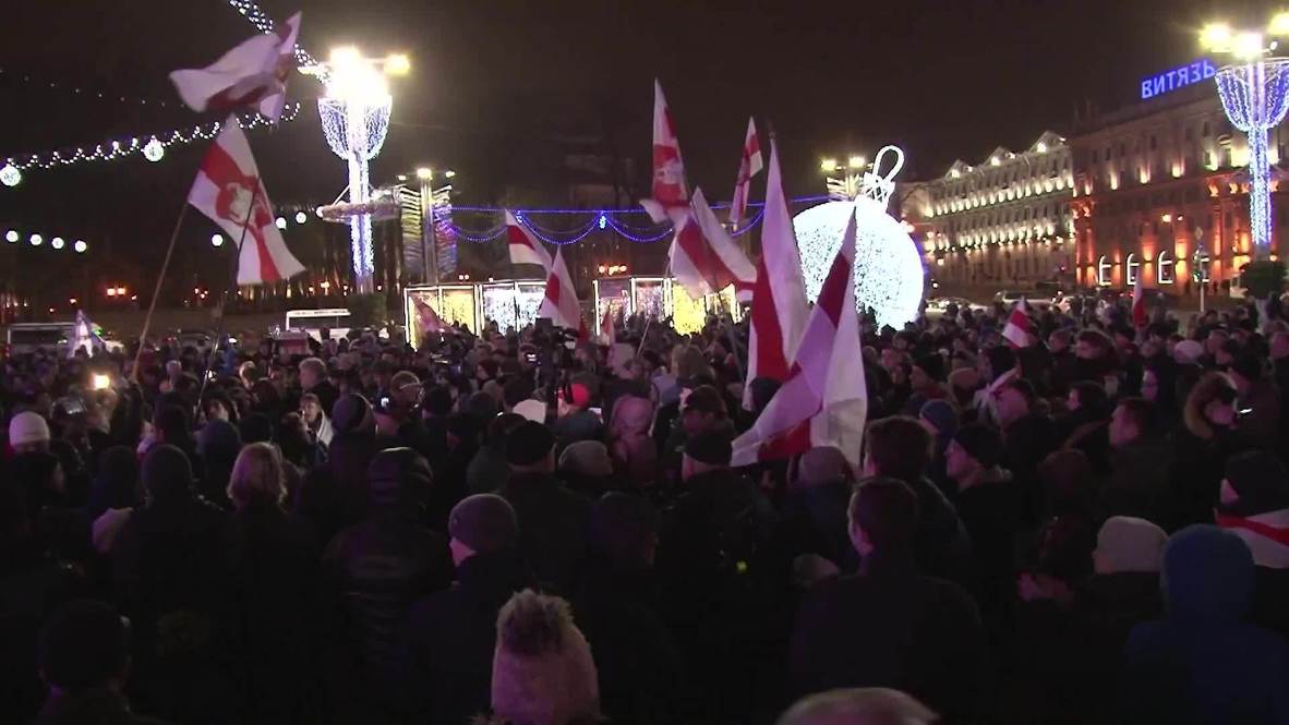 Belarus: Anti-Moscow integration demo hits Minsk