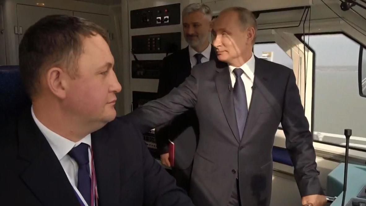 Russia: Putin praises Crimean rail connection as proof of Russia’s engineering abilities