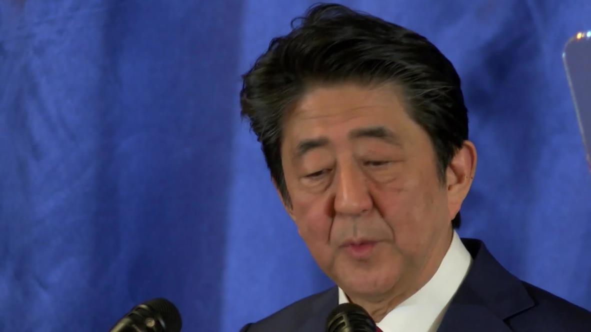China: Japan's Abe urges peaceful denuclearisation of Korean peninsula