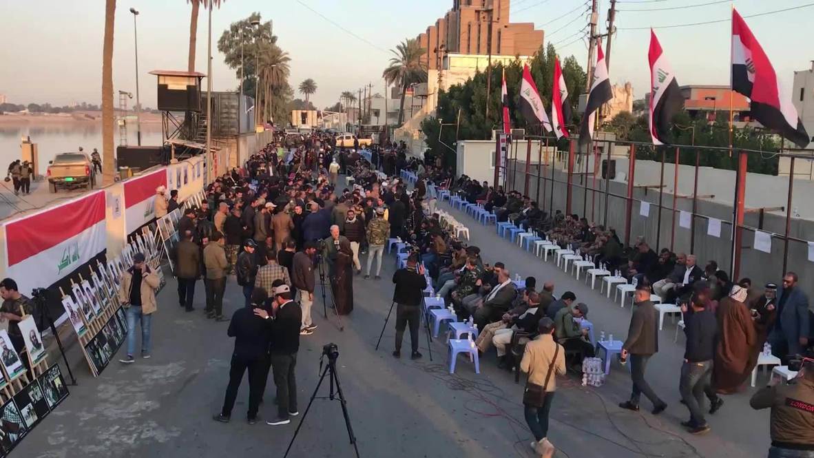 Iraq: Sit-in camp set up across US embassy one day after protesters' withdrawal