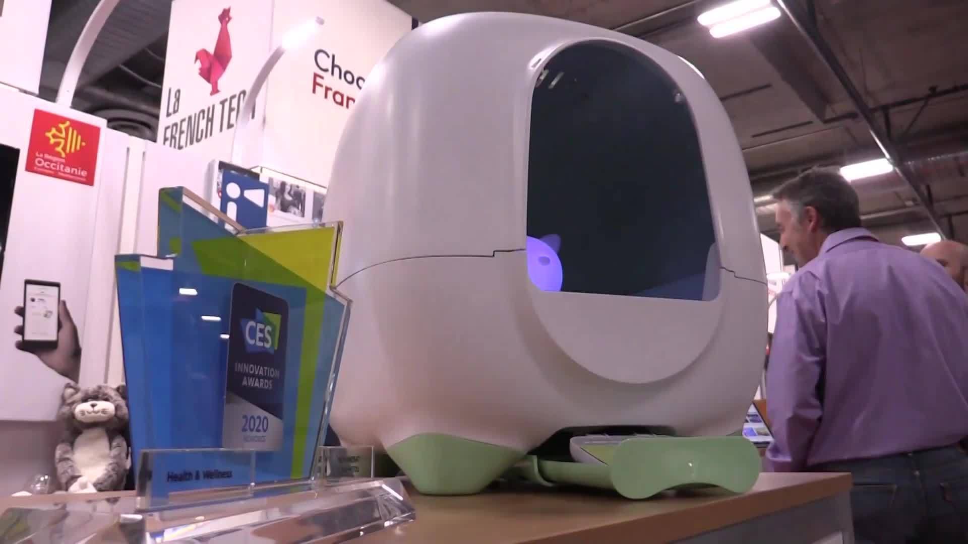 egg shaped litter box