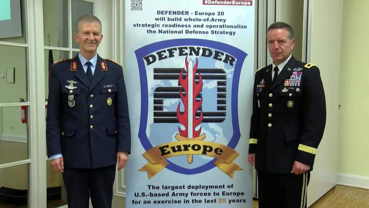 Germany US army to hold largest military drill in Europe in 25 years