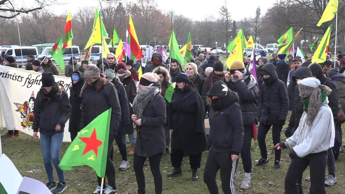 ألمانيا: احتجاجات أمام الرايخستاغ رفضا لمؤتمر برلين بشأن ليبيا