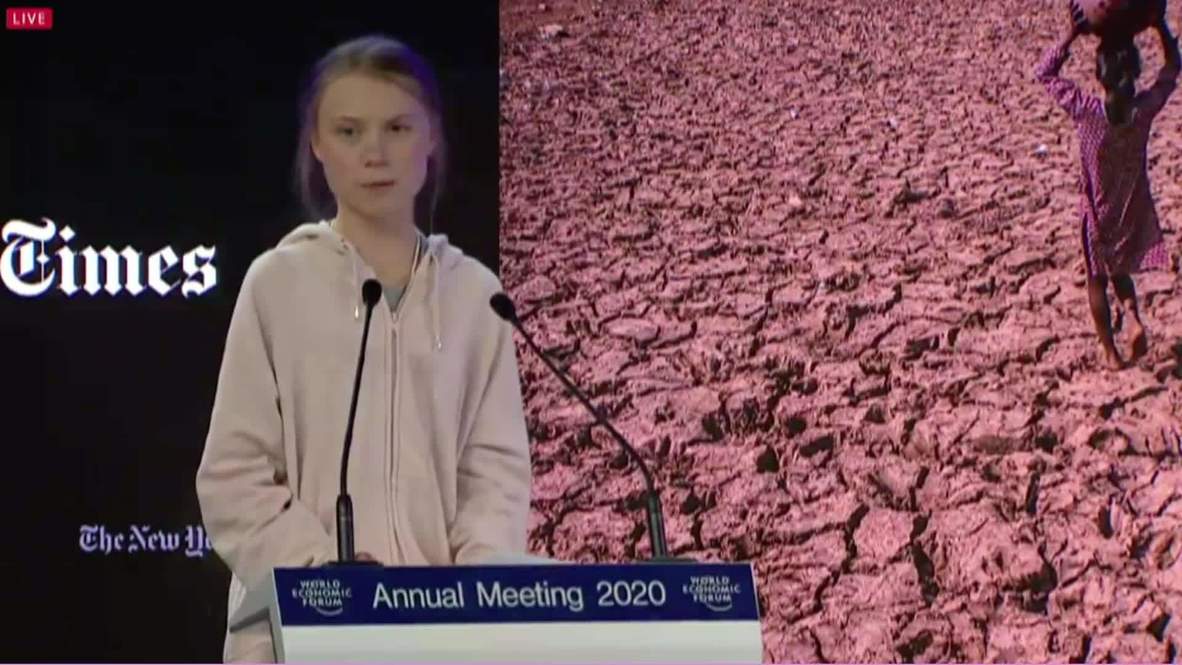 Switzerland: Planting trees 'nowhere near enough' says Thunberg at Davos