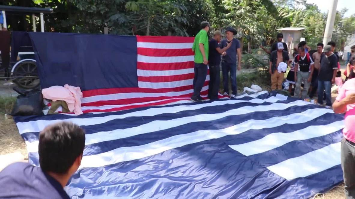 Guatemala: Migrantes desesperados apelan a Trump desde la frontera mexicana