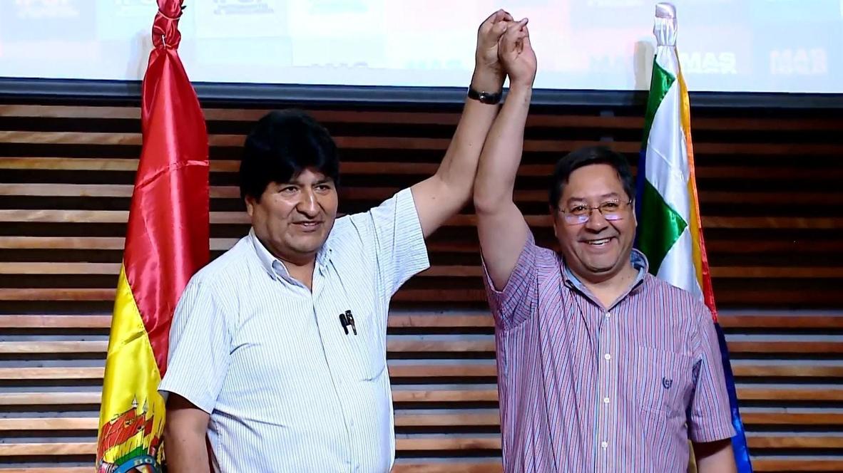 Argentina: Evo Morales hosts successor on flying visit