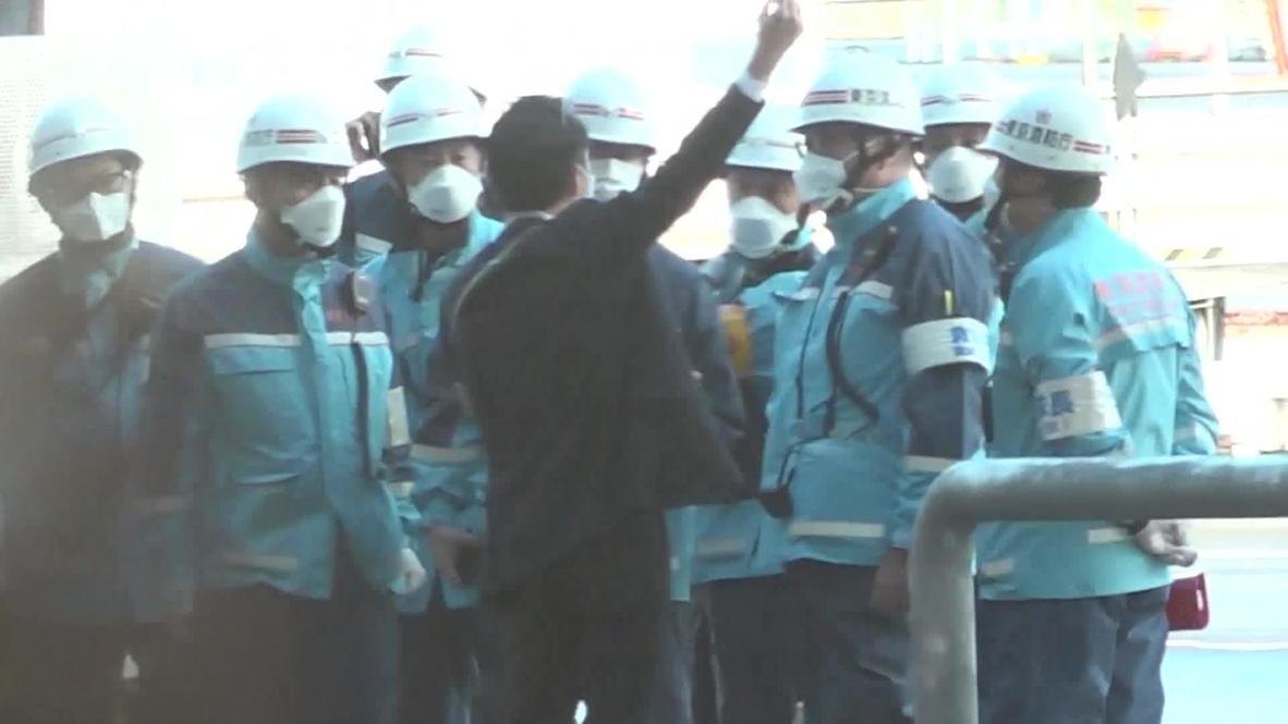 Japan First Japanese citizens evacuated from Wuhan land in Tokyo