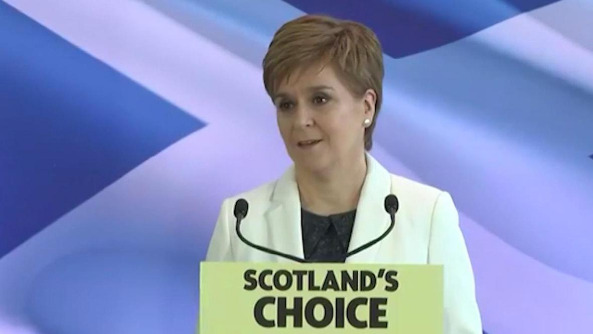 UK: Scotland's Sturgeon confirms commitment to new independence vote