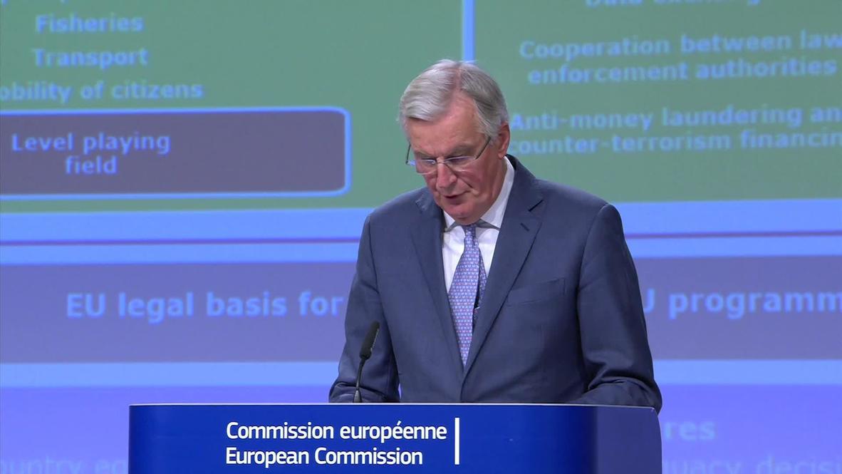 Belgium: EU to offer 'highly ambitious' trade deal - chief Brexit negotiator Barnier