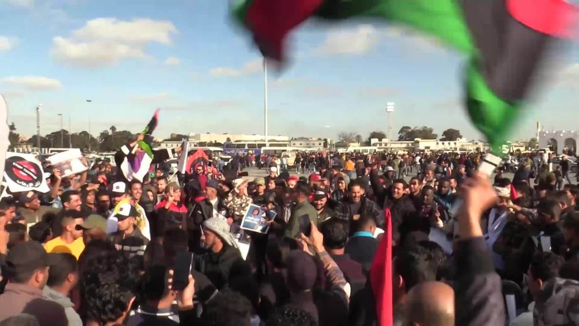 Libya: LNA supporters rally against Turkish intervention in Benghazi