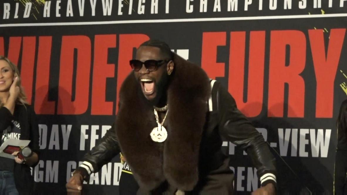 USA: May the best man win! Wilder and Fury talk the talk ahead of Las Vegas bout