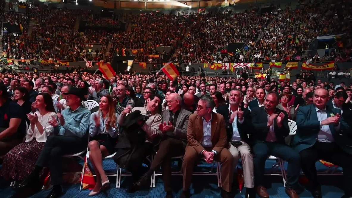 Spain: Far-right Vox party slams feminism at Madrid rally on Women's Day