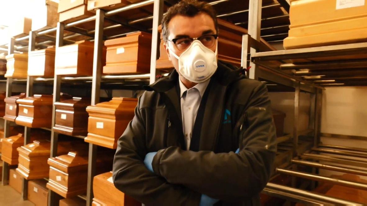 Italy: Crematorium running out of space may be forced to stop accepting coffins *EXCLUSIVE*